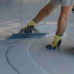 Epoxy resin floor